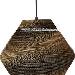 Villa Collection Pendel Pap Brun/sort D30 Brun