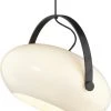 Halo Design D.C Pendel &Oslash;40 E27 Opalic M. Eg-Sort Hvid