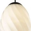 Halo Design Twist Pendel Ø25cm. Opal E27 Sort Top Opal