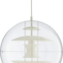Verpan VP-Globe Glass Pendant Ø50 EU Opal Glass