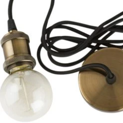 E3light E3 LAMP Vintage Fatning E27 Copper