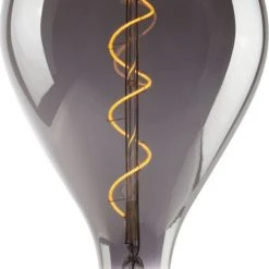 E3light E3 LED Vintage, A160, E27 100lm, Smoked, Spiral 922 DÃ¦mpbar LysegrÃ¥