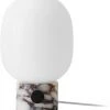 Menu JWDA Table Lamp, Calacatta, Bronzed