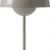 &Tradition Flowerpot VP9 Portable Table Lamp Grey Beige