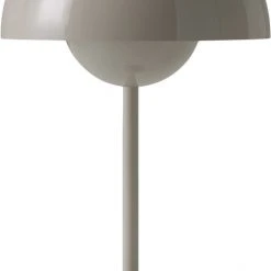 &Tradition Flowerpot VP9 Portable Table Lamp Grey Beige