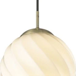 Halo Design Twist Pendel Ø25cm E27 Ball Antik Messing Messing