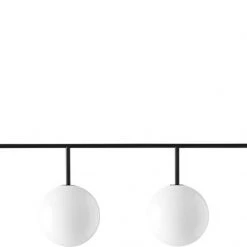 Menu TR Bulb, Suspension Frame, Black W. Shiny Opal Bulb Sort