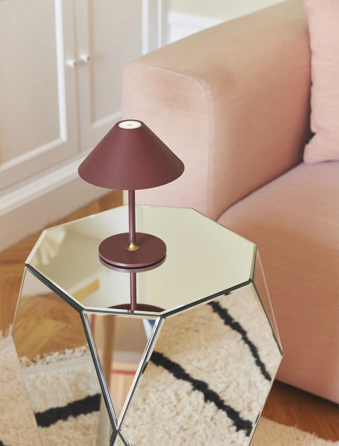 Halo Design HYGGE Batteri Bordlampe Maroon Red - Billede 2