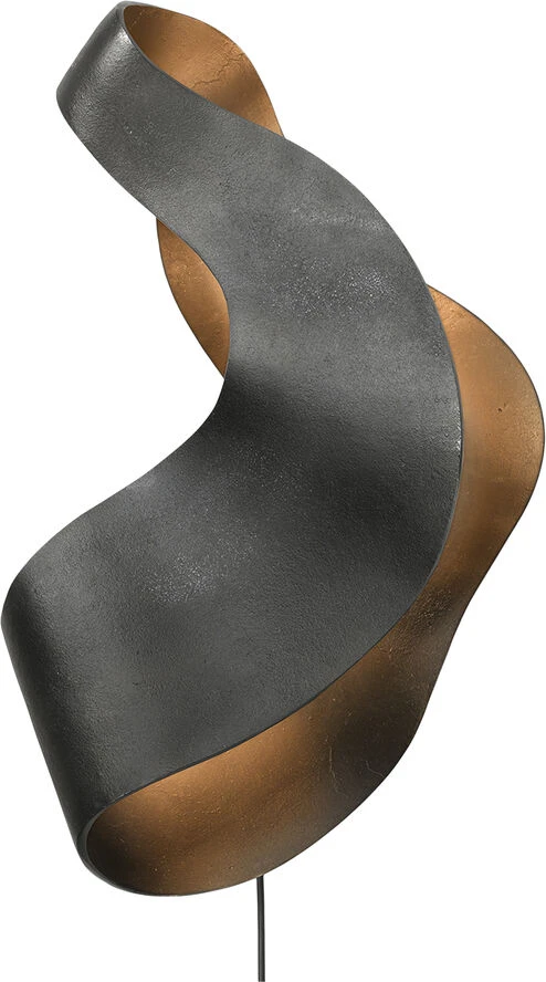 Ferm LIVING Oyster Wall Lamp - Black Black - Billede 2