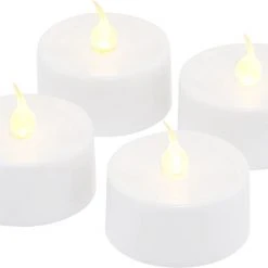 Sirius Lone Battery Lights 4 Pcs Set, White, W/Sensor