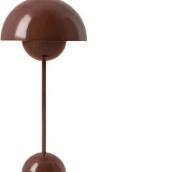 &Tradition Flowerpot Table Lamp - VP3 Red Brown