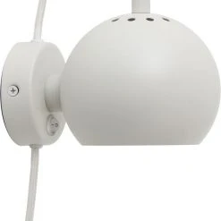 Frandsen Ball VÃ¦glampe Mat Hvid Mat Hvid