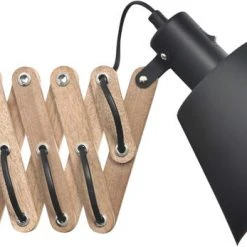 Halo Design VINTAGE Væglampe Sort/oljeret Valnød Træ