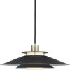 Halo Design Rivoli Pendel Ø40cm. Sort/messing Messing