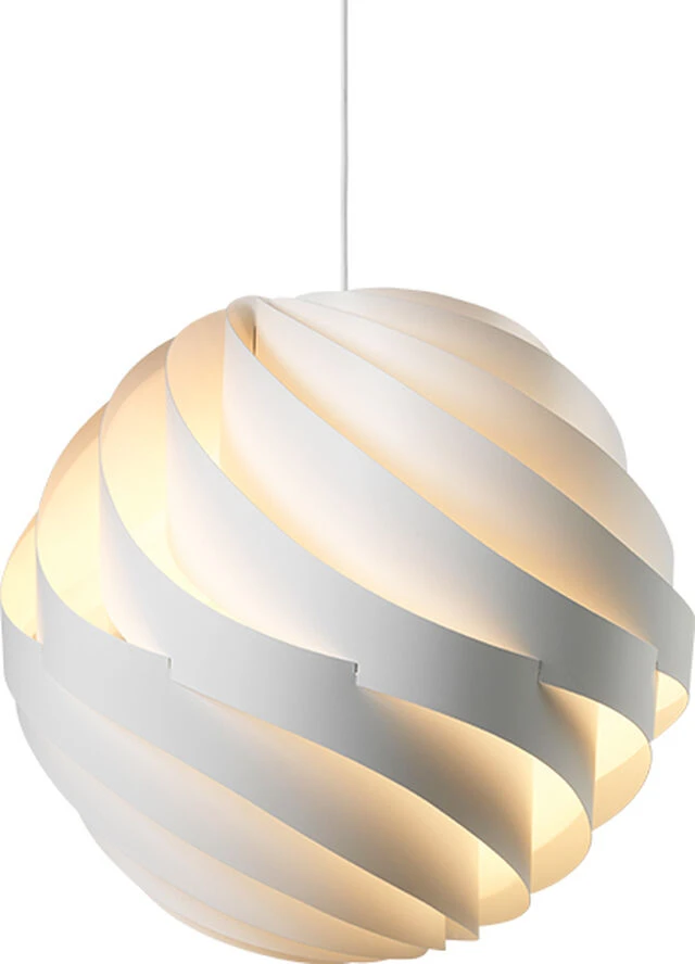 Gubi Turbo Pendant L Matt White Hvid