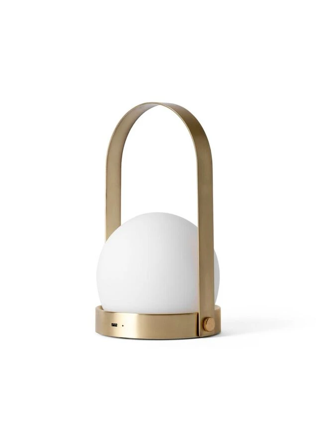 Menu Carrie Table Lamp, Brushed Brass Brushed Brass