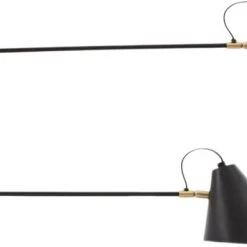 House Doctor Væglampe, Club Double, Sort Sort