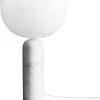 New Works Kizu Bordlampe Large White Marble