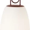 &Tradition Lucca SC51, Maroon, Outdoor Portable Lamp, Dimmable, Opal Glass/ Maroo Maroon