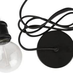 E3light E3 LAMP Vintage Fatning E27 Black