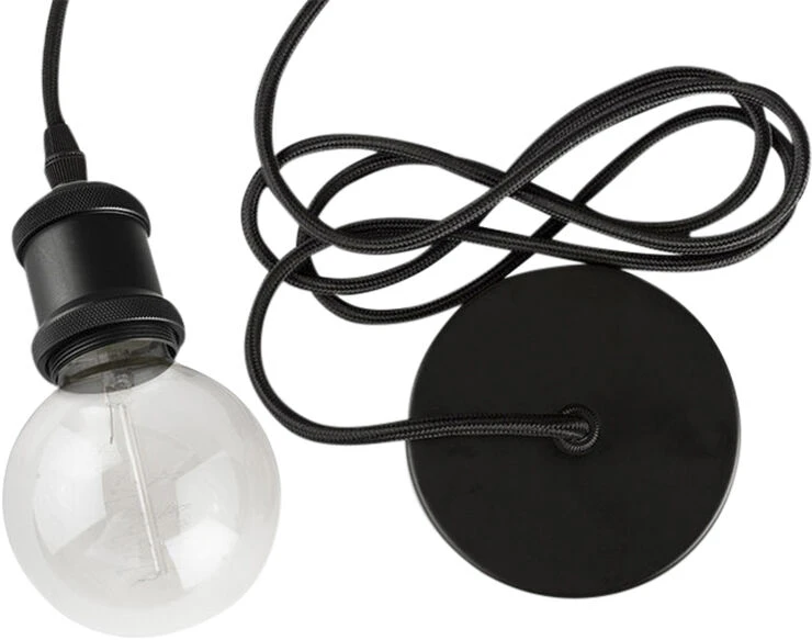 E3light E3 LAMP Vintage Fatning E27 Black