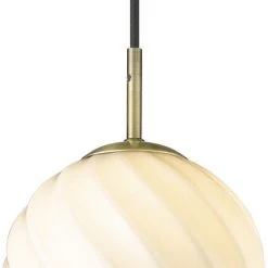 Halo Design Twist Pendel, Ball Ø15 Opal / Messing Opal