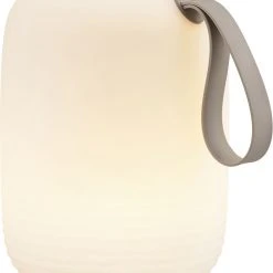 Villa Collection LED Lampe M. Højttaler Hav D21 X 27,5 Cm Hvid PE Hvid