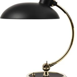 Fritz Hansen Kaiser Idell 6631-T Luxus, Matt Black/brass EU Sort
