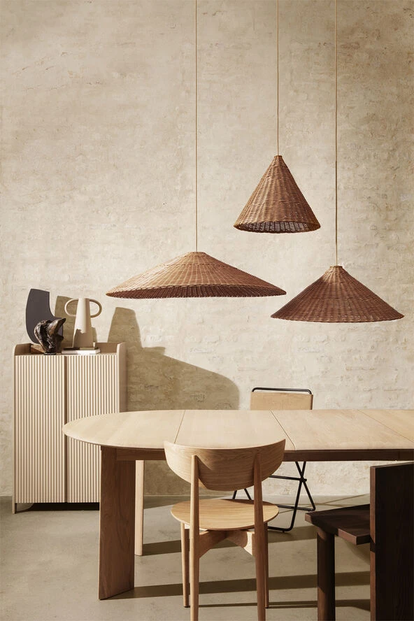 Ferm LIVING Dou Lampshade - 68 - Natural Natural - Billede 2