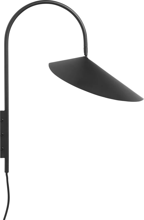 Ferm LIVING Arum Wall Lamp - Black Black
