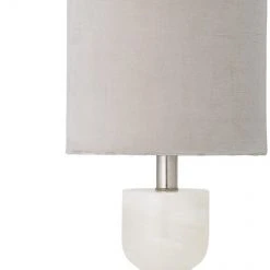 Bloomingville Bordlampe, Natur, Alabast Hvid