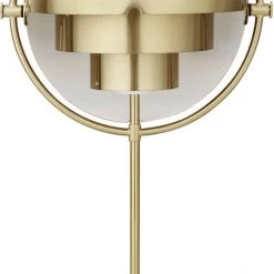 Gubi Multi-Lite Table Lamp, Brass Base, EU Brass Shiny