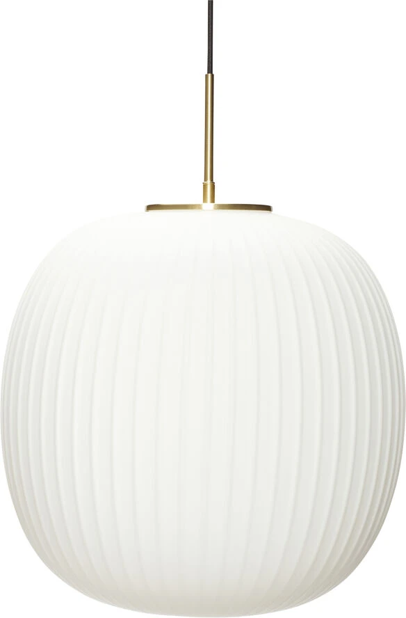 Hübsch Serene Ceiling Lamp Ø42 White Messing/Hvid - Billede 3
