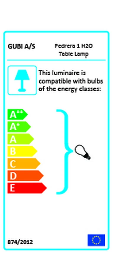 Gubi Pedrera PD1 H2O Bordlampe Nikkel - Billede 3